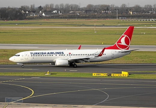 TC-JHM B737-8F2 Turkish Airlines DUS
