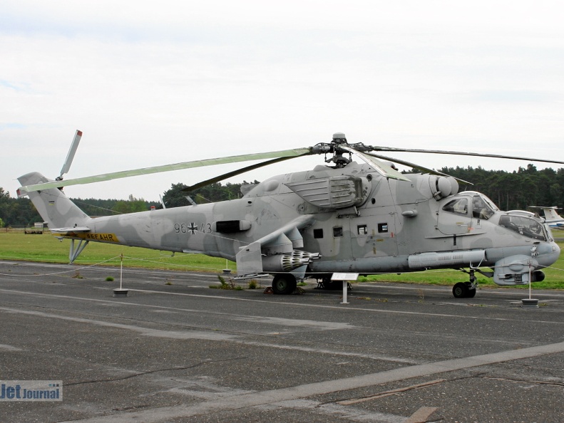 96+43, Mi-24P, ex. NVA 387 (3927 návštěv) 96+43, Mi-24P, ex. NVA 387