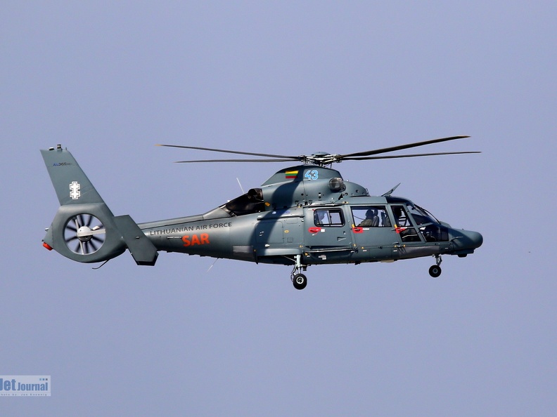 43 blue, AS-365, Lithuanian Air Force