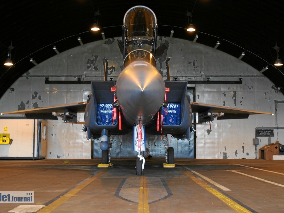 97-0221/LN F-15E 492nd FS im Shelter (3900 visits) 97-0221/LN F-15E 492nd FS im Shelter