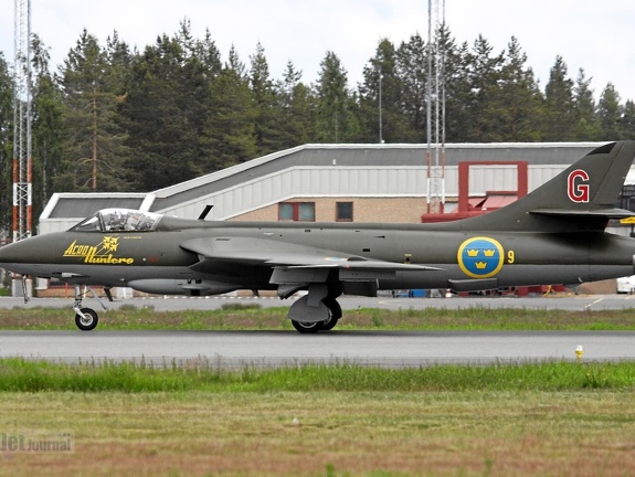 SE-DXM G-9 Hawker Hunter F58 (2555 visite) SE-DXM G-9 Hawker Hunter F58
