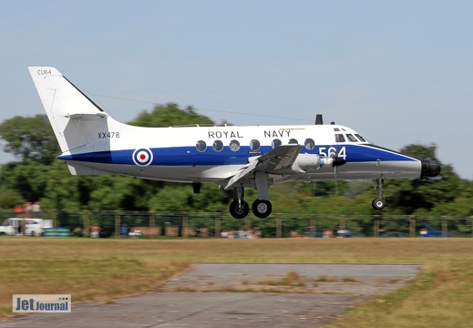 XX478/564/CU Jetstream T.2 750 Naval Air Squadron (1977 Besuche) XX478/564/CU Jetstream T.2 750 Naval Air Squadron