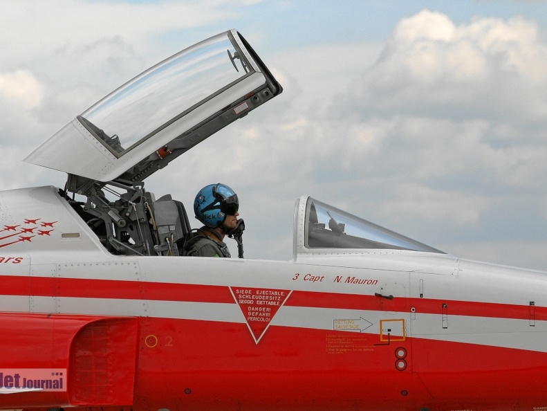Patrouille Suisse Cpt Mauron (2740 visite) Patrouille Suisse Cpt Mauron