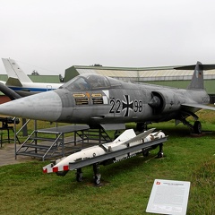 22+98, F-104G Starfighter (4600 visits) Museum Aeronaticum Nordholz, 2015 22+98, F-104G Starfighter