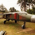 MiG-23S (2109 Besuche) ex.- Ausbildungsflugzeug der NVA, fiktive Kennung, Museum Finowfurt 1997 MiG-23S
