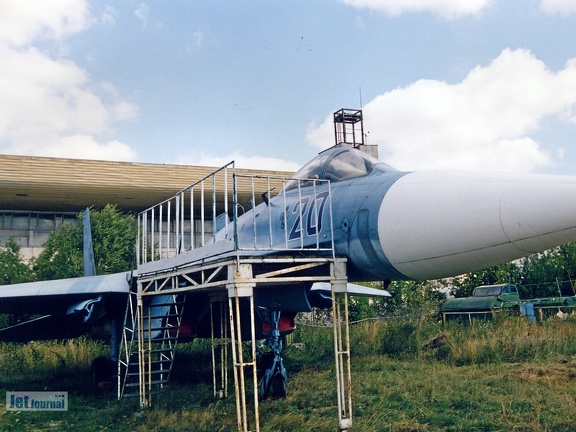 Su-27 / T-10-20 (2023 visites) Su-27 Testflugzeug, Aufnahmedatum 08/2001 Su-27 / T-10-20