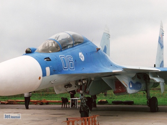 Su-30MKI, 06 blau (3381 Besuche) MAKS 1999 Su-30MKI, 06 blau