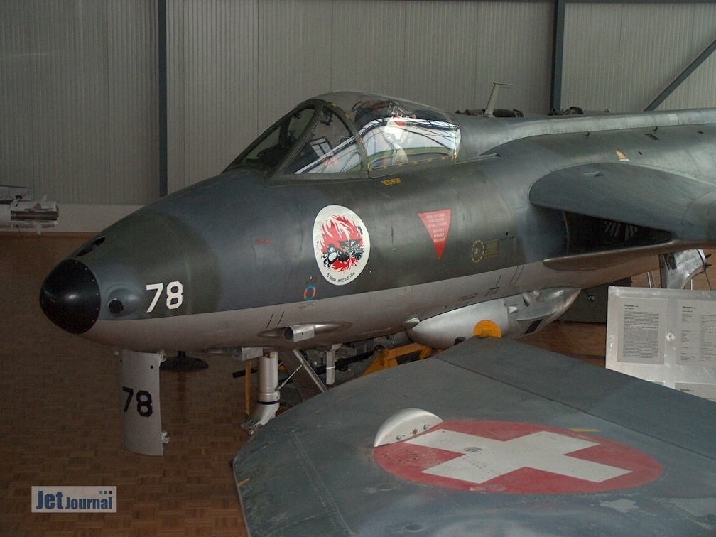 J-4078 Hawker Hunter F Mk58 Pic4 (4013 Besuche) J-4078 Hawker Hunter F Mk58 Pic4