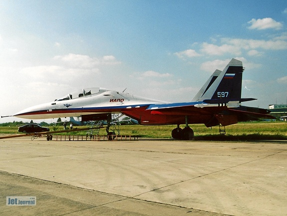 Su-30, 597, Test Pilots Team