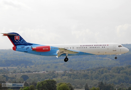 OM-BYB, Fokker 100