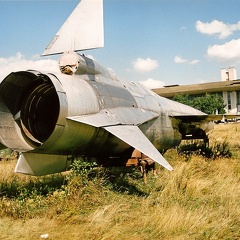 Tu-123 Jastreb Heckansicht (2427 відвідувань) Aufnahmedatum 08/2001 Tu-123 Jastreb Heckansicht
