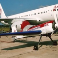 Su-31 und Heckbereich Tu-204-120, SU-EAI (3489 Besuche) MAKS 2001 Su-31 und Heckbereich Tu-204-120, SU-EAI