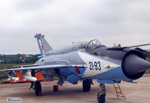 MiG-21-93 (3355 visits) MAKS 1999 MiG-21-93