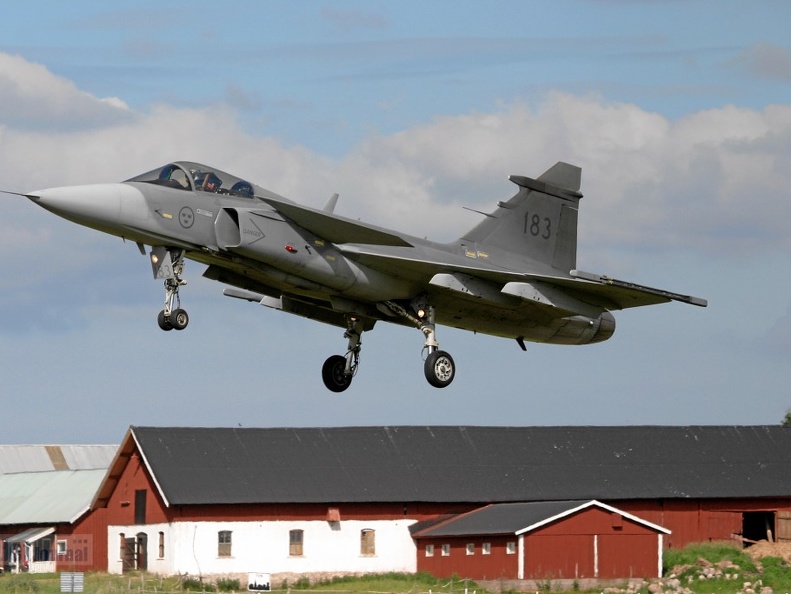 39183 JAS39A Gripen (2040 odwiedzin) 39183 JAS39A Gripen