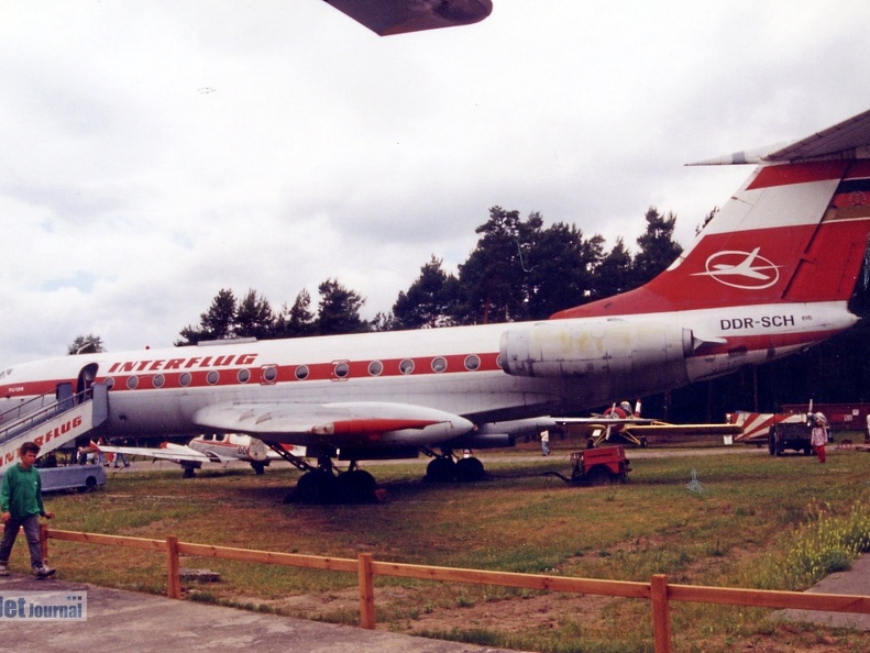 Tu-134, DDR-SCH (2315 odwiedzin) Museum Finowfurt 1997 Tu-134, DDR-SCH