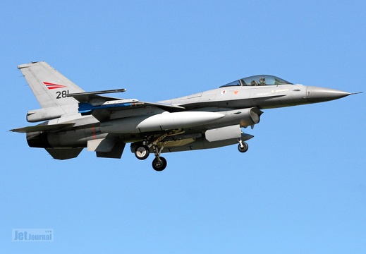 281 F-16AM Luftforsvaret