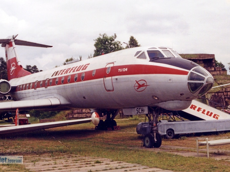 Tu-134, DDR-SCH (1973 odwiedzin) Museum Finowfurt 1997 Tu-134, DDR-SCH
