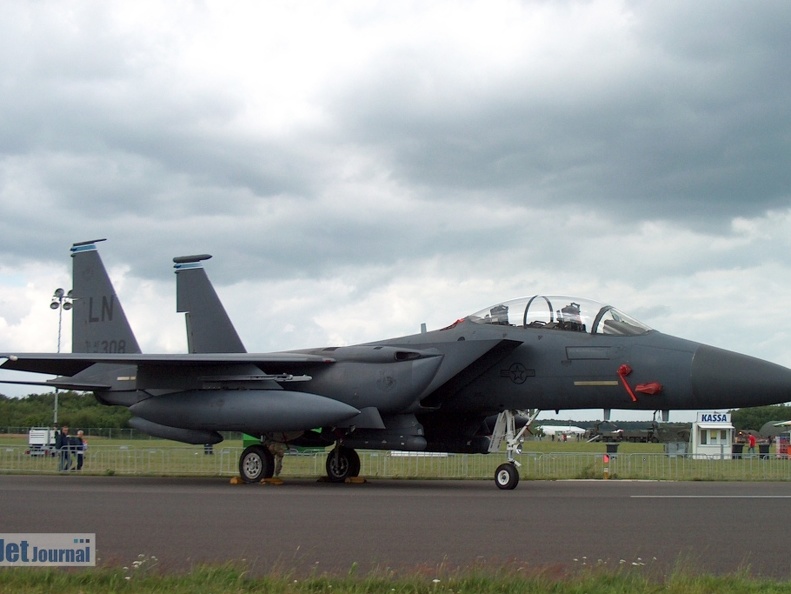 91-0308 LN F-15E 492nd FS USAFE