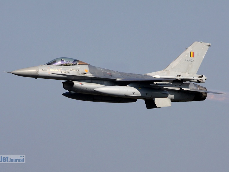 FA-107, F-16AM, Belgian Air Component (2766 visits) FA-107, F-16AM, Belgian Air Component