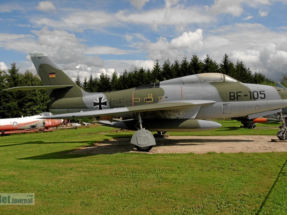 BF+105 ex 52-6778 Republic F-84F Thunderstreak Pic1 (3013 Besuche) BF+105 ex 52-6778 Republic F-84F Thunderstreak Pic1
