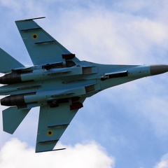 58 blau, Su-27, Ukrainian Air Force (3019 Besuche) 58 blau, Su-27, Ukrainian Air Force