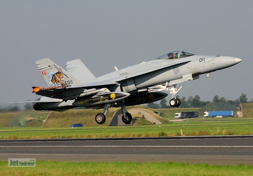 J-5011, F-18, Schweizer Luftwaffe