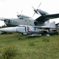 MiG-23, 231 blau (2935 visitas) Ez. 23-11/1, erster Prototyp. Das ist die "echte" historische 231, die 1967 bei der Luftparade flog.... MiG-23, 231 blau