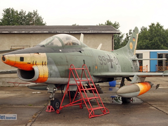 Fiat G-91R-3, 99+01 ex. Luftwaffe (2893 Besuche) Fiat G-91R-3, 99+01 ex. Luftwaffe