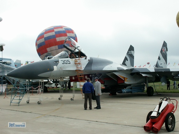 Su-27SM, 305 (2157 visitas) MAKS 2003 Su-27SM, 305