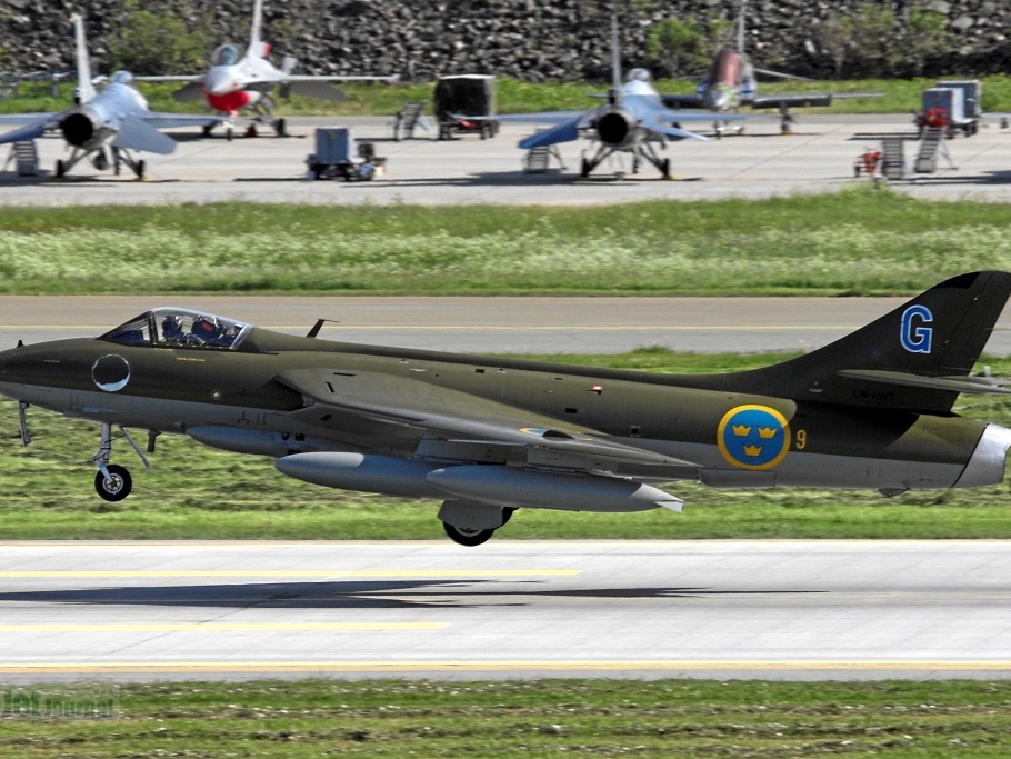 LN-HNT Hawker Hunter MKk58F (2479 Besuche) LN-HNT Hawker Hunter MKk58F