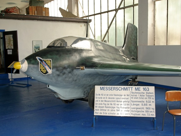 Messerschmitt Me-163 (Replica) (2302 відвідувань) Messerschmitt Me-163 (Replica)