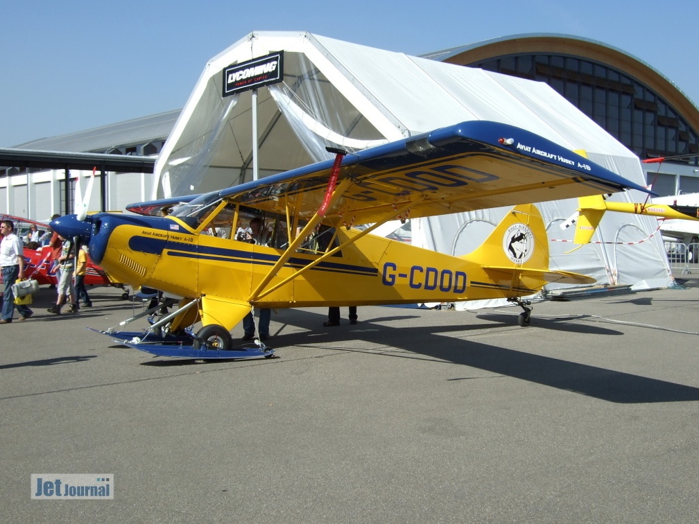 G-CDOD Aviat A-1B Husky Pic1 (2415 návštěv) Aero 2007 in Friedrichshafen G-CDOD Aviat A-1B Husky Pic1