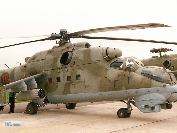 Mi-24W, 16 rot