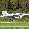 J-5006 F-18C Landung Meiringen Schweizer Luftwaffe