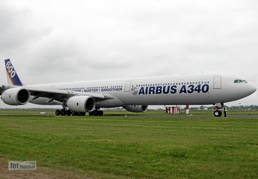 F-WWCA, Airbus A340-600 (2116 Besuche) F-WWCA, Airbus A340-600