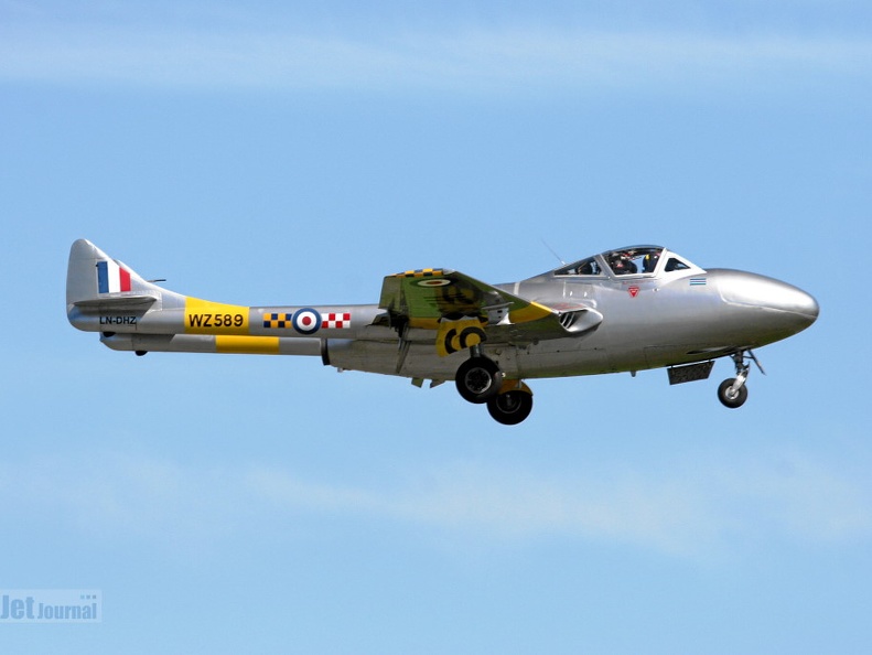 LN-DHZ DH-115 Vampire T55 (2469 Besuche) LN-DHZ DH-115 Vampire T55