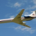 1003 Tu-154M Fly By