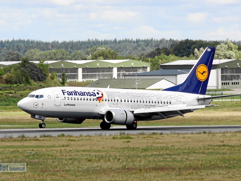 D-ABEK, Boeing B737-330 Lufthansa Fanhansa