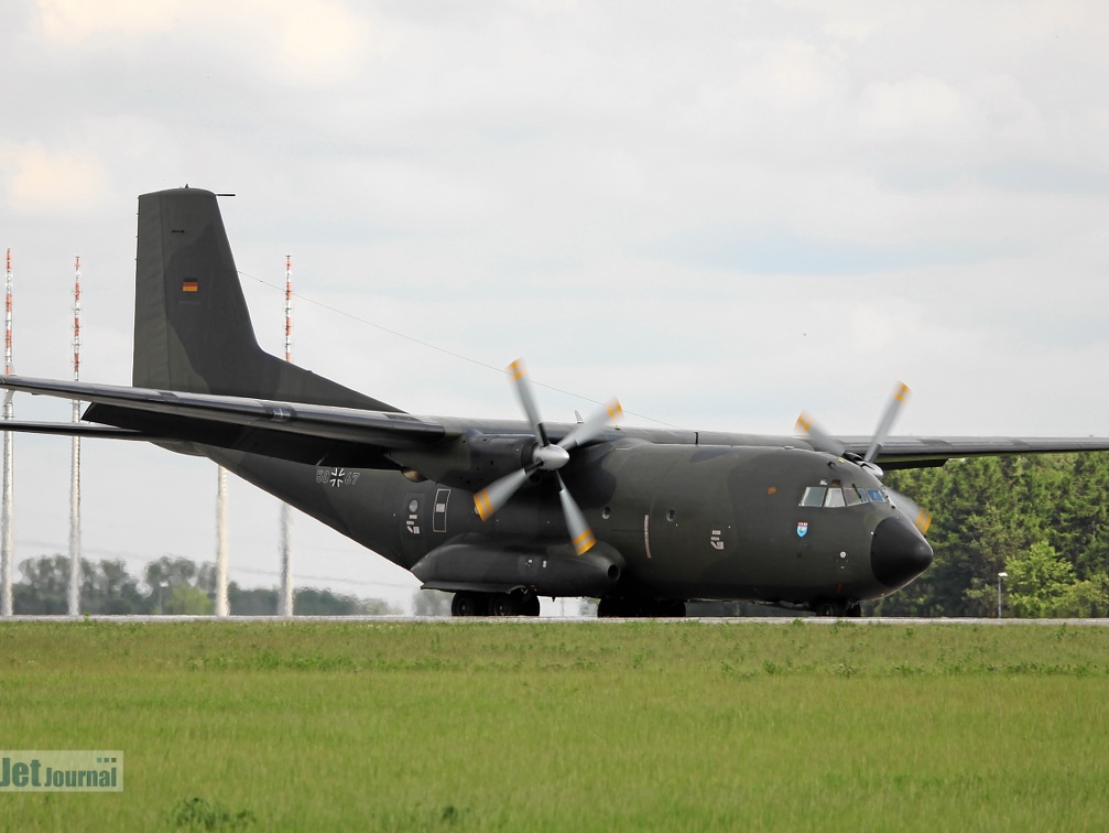 50+67, C-160 Transall, Deutsche Luftwaffe (3448 відвідувань) Landung, Faehigkeitsdarstellung "Willfire 2014" 50+67, C-160 Transall, Deutsche Luftwaffe