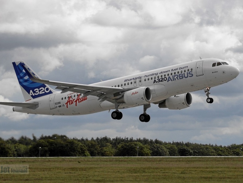 F-WWIQ A320 Sharklets
