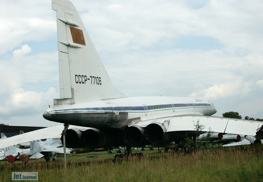 Tupolew Tu-144, CCCP-77106 Heckansicht