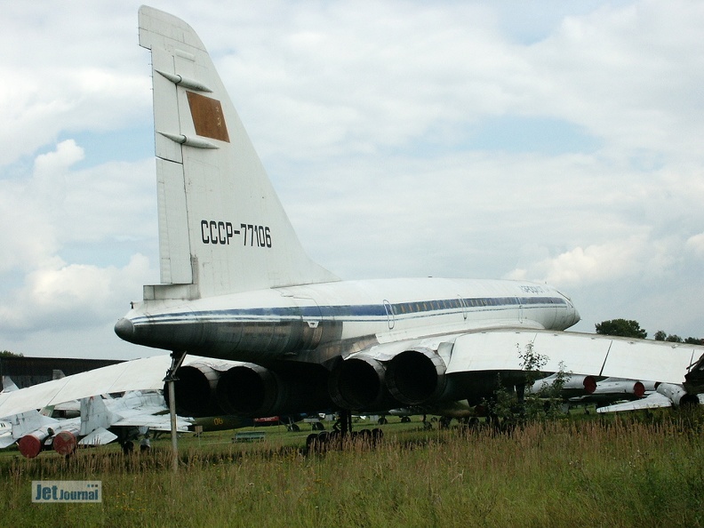 Tupolew Tu-144, CCCP-77106 Heckansicht (2279 Besuche) Monino 2003 Tupolew Tu-144, CCCP-77106 Heckansicht