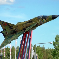 37031 Saab AJ37 Viggen Söderhamn Schweden (1643 Besuche) 37031 Saab AJ37 Viggen Söderhamn Schweden