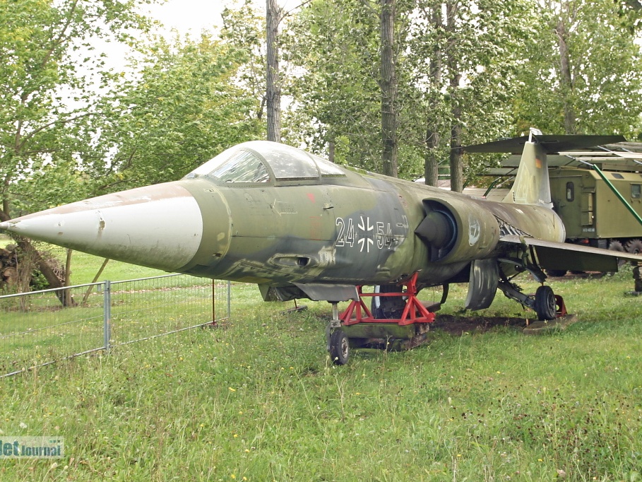 F-104G Starfighter, 24+54 ex.Luftwaffe (3490 visitas) F-104G Starfighter, 24+54 ex.Luftwaffe