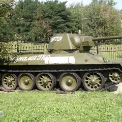 Panzer T-34/76 (2042 Besuche) Moskau, Park des Sieges 2003 Panzer T-34/76