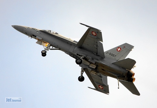 J-5007, F/A-18 Hornet, Swiss Air Force