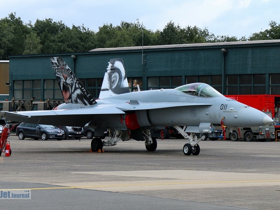 J-5011, F/A-18, Swiss Air Force (2648 visits) Kleine Brogel 2015 J-5011, F/A-18, Swiss Air Force