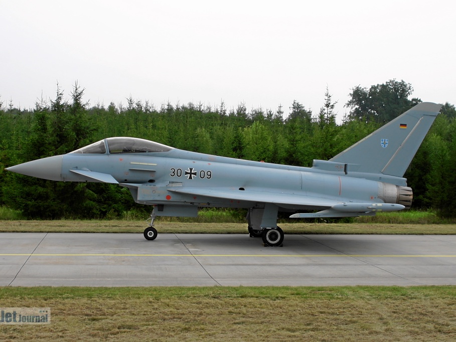 30+09, EF-2000 Eurofighter (3171 відвідувань) Fototag JG73"S", 2005, Rostock/LaageFoto (C) Jan Koennig 30+09, EF-2000 Eurofighter