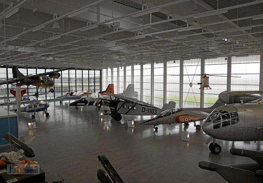 Blick in den Hangar