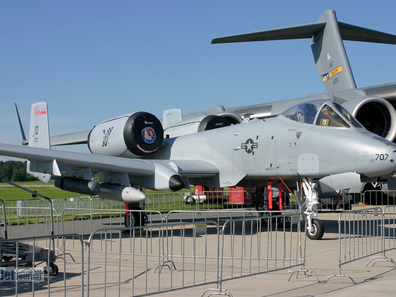 78-0707, Fairchild-Republic A-10A Thunderbolt II, U.S.A.F.